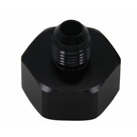 Nitrous Bottle Nut Adapter With Washer (Black, 6AN)