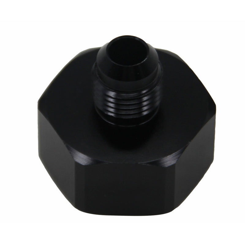 Nitrous Bottle Nut Adapter With Washer (Black, 6AN)