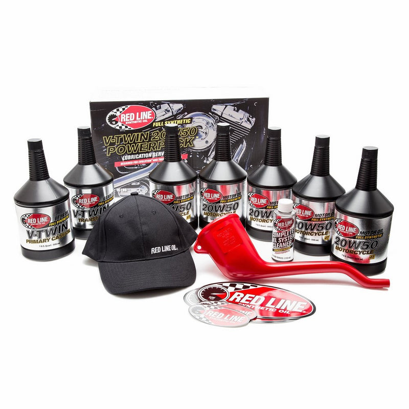 RedLine 90226 Big Twin 20w 50 Power Pack Oil Package