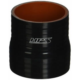 HPS HTSR-275-300-BLK Silicone High Temperature 4-ply Reinforced Reducer Coupler Hose, 50 PSI Maximum Pressure, 3" Length, 2-3/4 > 3" ID, Black