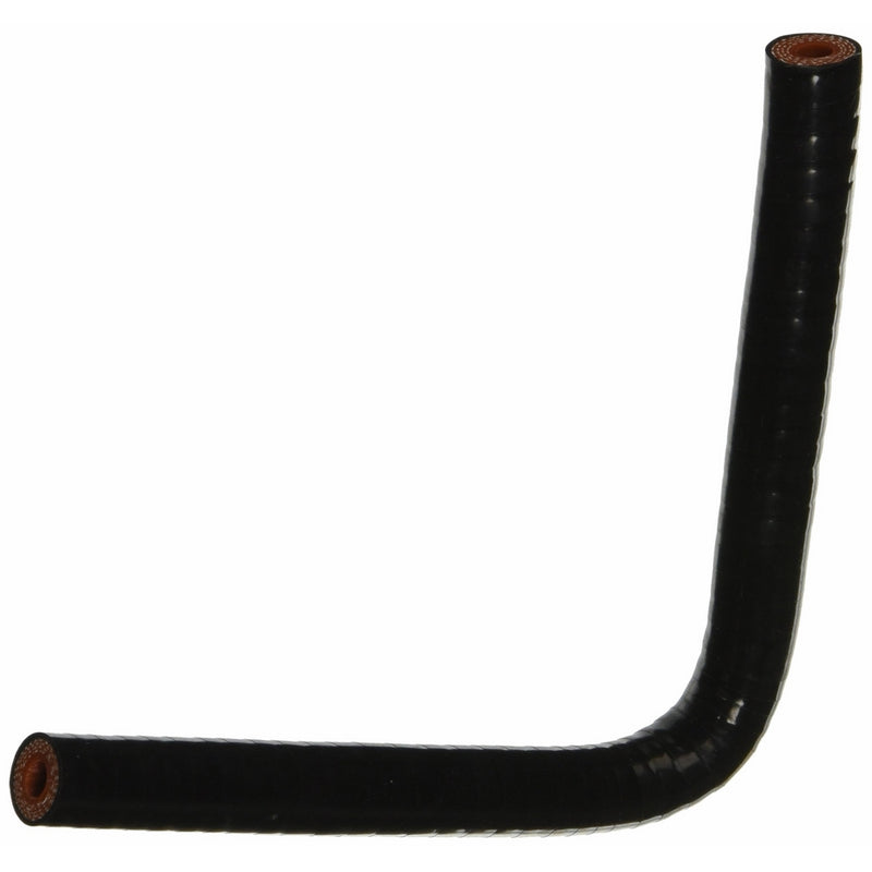 HPS HTSEC90-025-BLK Silicone High Temperature 4-ply Reinforced 90 degree Elbow Coupler Hose, 100 PSI Maximum Pressure, 4" Leg Length on each side, 1/4" ID, Black