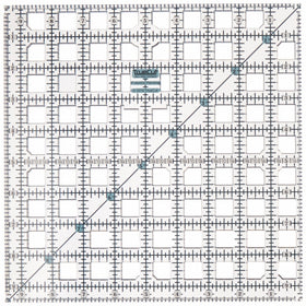 TrueCut Ruler 9-1/2"X9-1/2"-