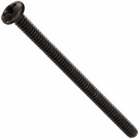 Hard-to-Find Fastener 014973174019 Phillips Machine Screws (20 Piece), 6-32 x 2, Black