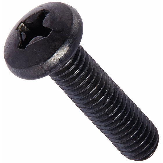 Hard-to-Find Fastener 014973174217 Phillips Machine Screws (20 Piece), 10-32 x 3/4", Black