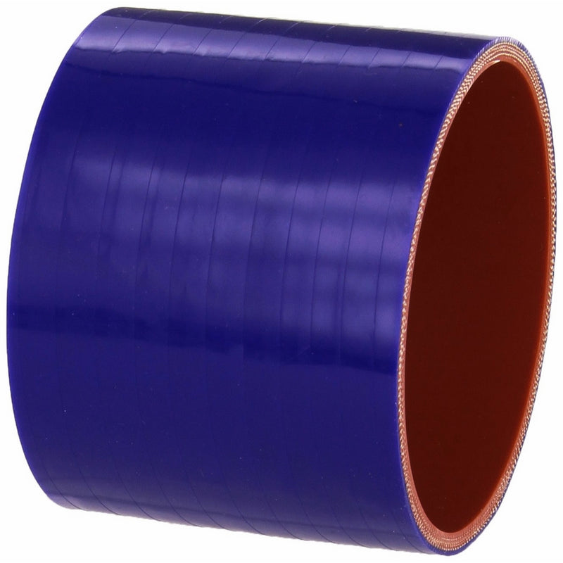 HPS HTSC-362-BLUE Silicone High Temperature 4-ply Reinforced Straight Coupler Hose, 75 PSI Maximum Pressure, 3" Length, 3-5/8" ID, Blue