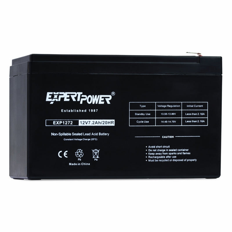 ExpertPower EXP1272 12V 7.2 Amp Rechargeable Battery