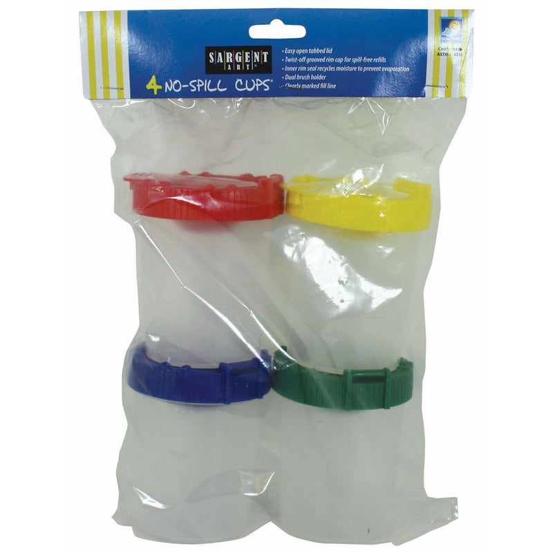 Sargent Art 4 Count No-Spill Craft Cups