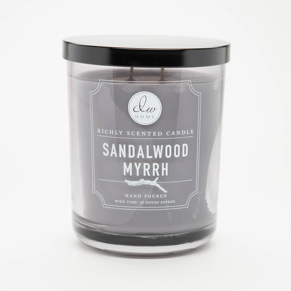 DW Home Sandalwood Myrrh Scented Large 2-wick Candle by Decorware