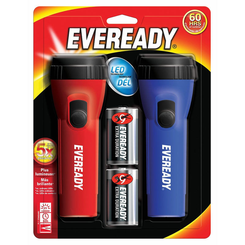 Eveready LED Flashlight (2 Pack)