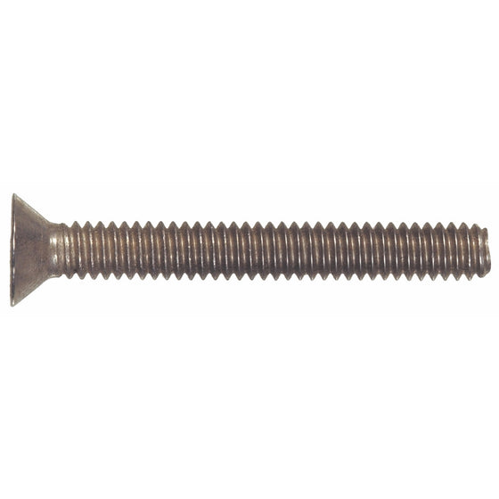 The Hillman Group 44109 6-32 x 3-Inch Flat Head Phillips Machine Screw, Stainless Steel, 15-Pack
