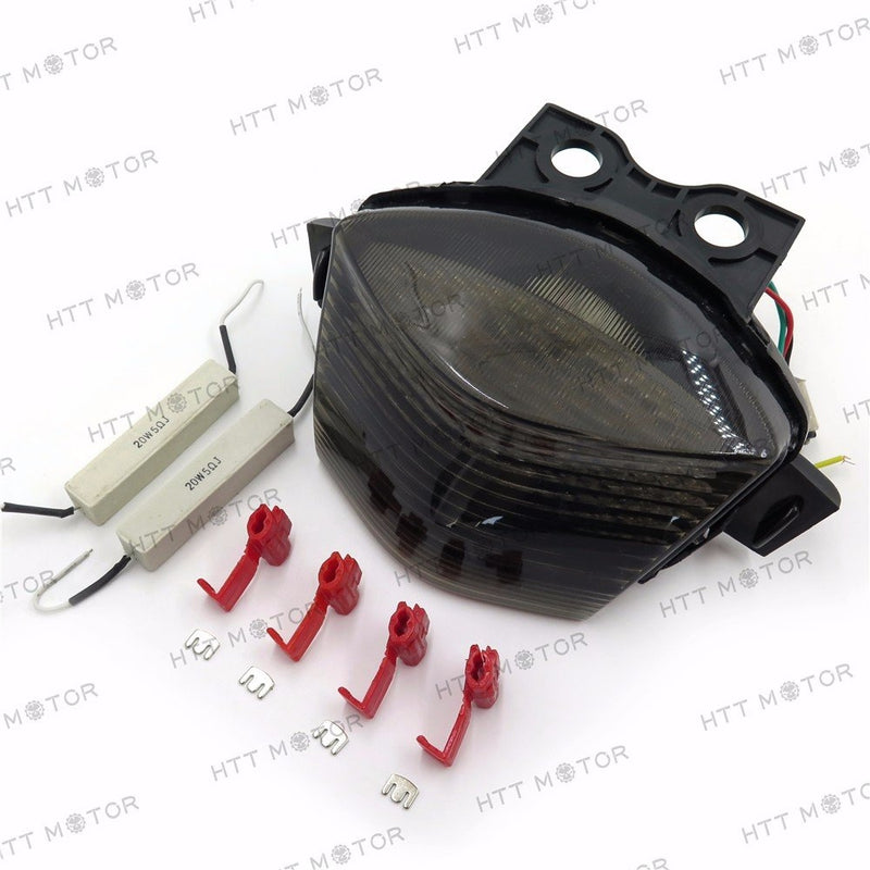 HTTMT- Tail Brake Light For 2006 2007 2008 Kawasaki Ninja 650R Ex650 Er-6F Smoke