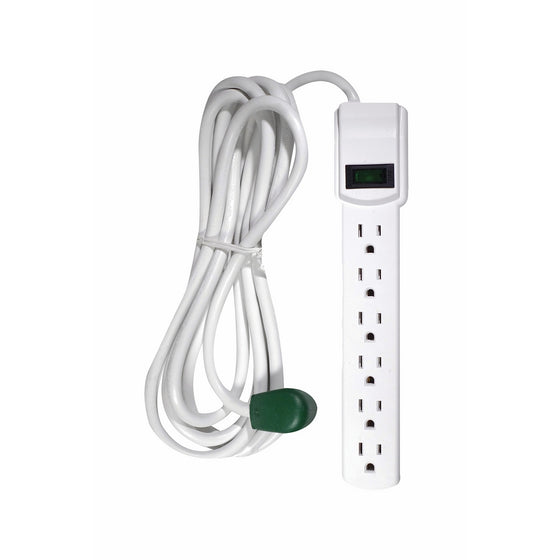 GoGreen Power GG-16103M-12 - 6 Outlet Surge Protector With 12ft Cord