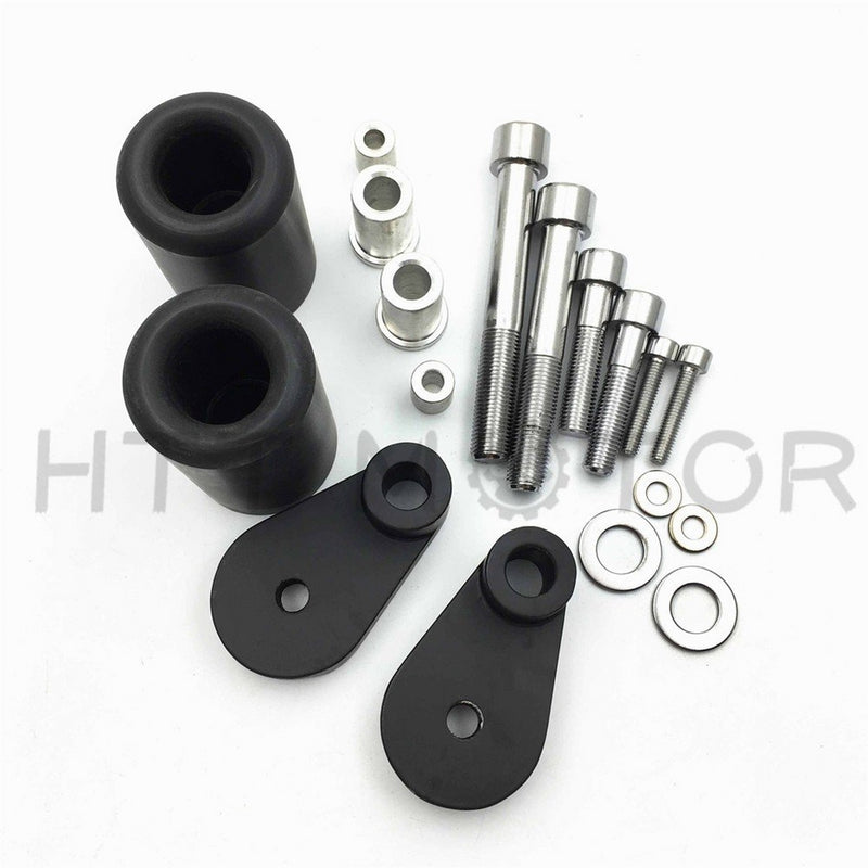 No Cut Frame Slider Crash Protector For 2006 2007 Honda CBR 1000RR 1000 RR Black