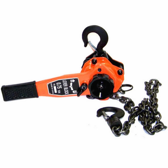 3/4 Ton Lever Block Chain Hoist Ratchet Type Comealong Puller Lifter