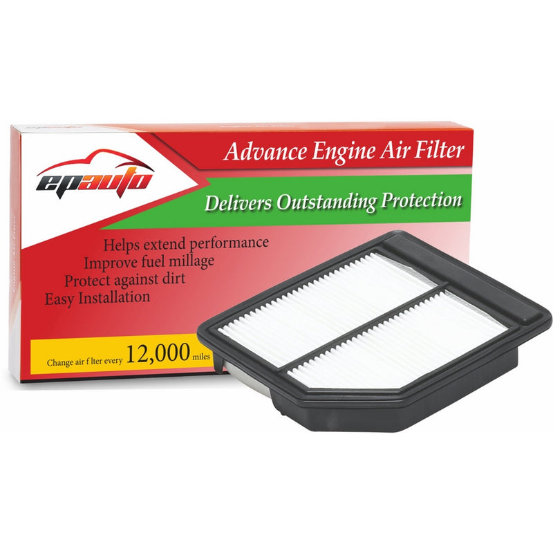 EPAuto GP165 (CA10165) Honda Replacement Extra Guard Rigid Panel Engine Air Filter for Civic (2006-2011), Suggest Replace with Cabin Air Filter with CP134 (CF10134)