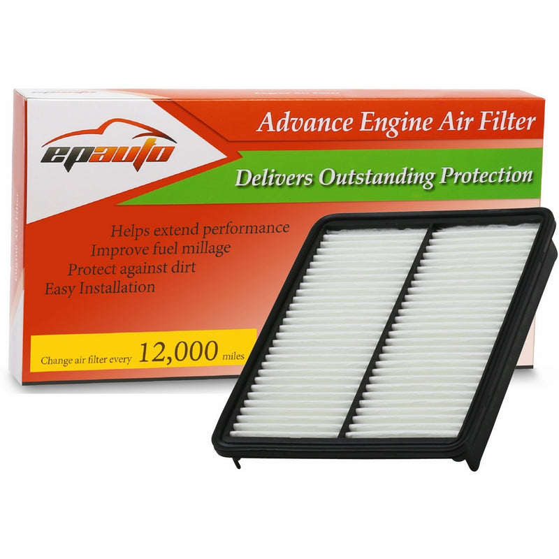 EPAuto GP881 (28113-2P100) Hyundai / KIA Replacement Extra Guard Rigid Panel Engine Air Filter for Azera (2013-2016), Sonata (2011-2014), Santa Fe (2010-2012), Optima (2013-2015), Sorento (2011-2013)