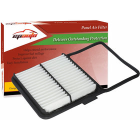 EPAuto GP159 (CA10159) Toyota Replacement Extra Guard Rigid Panel Engine Air Filter for Prius (2004-2009), Replace with Cabin Air Filter CP846 (CF9846A)