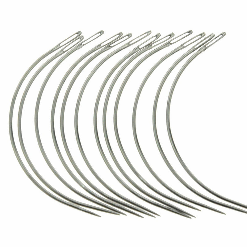 12 Combo Deal C Type Weaving Needle Upholstery Carpet Leather Canvas Repair Weaving Curved Needles Pins Hand Sewing Needles
