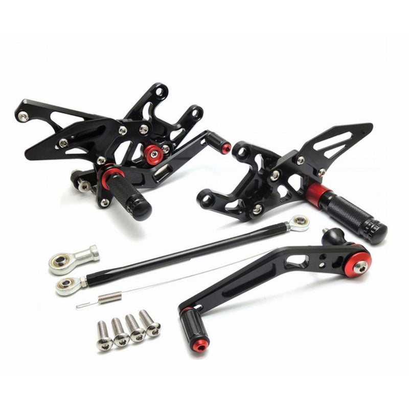 Hotbodies Racing 61101-2500 Black MGP Rear Set (SUZ. GSX-R 600/750 (06-16')