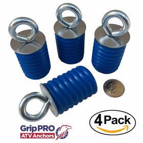 Polaris Ranger Lock & Ride ATV Tie Down Anchors - Set of 4 Lock and Ride type Anchors by GripPRO ATV Anchors