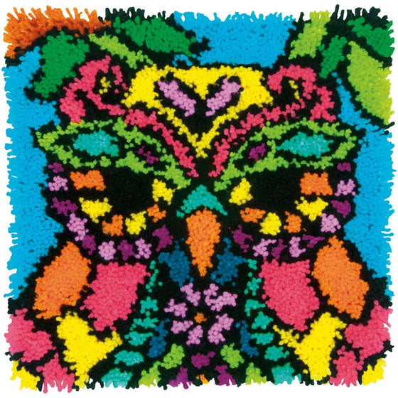 Dimensions Needlecrafts Colorful Owl Latch Hook Kit