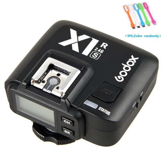 Godox X1R-S 2.4G TTL High Speed Sync Wireless flash Receiver for Sony Camera CONXTRUE USB LED (X1R-S Receiver)