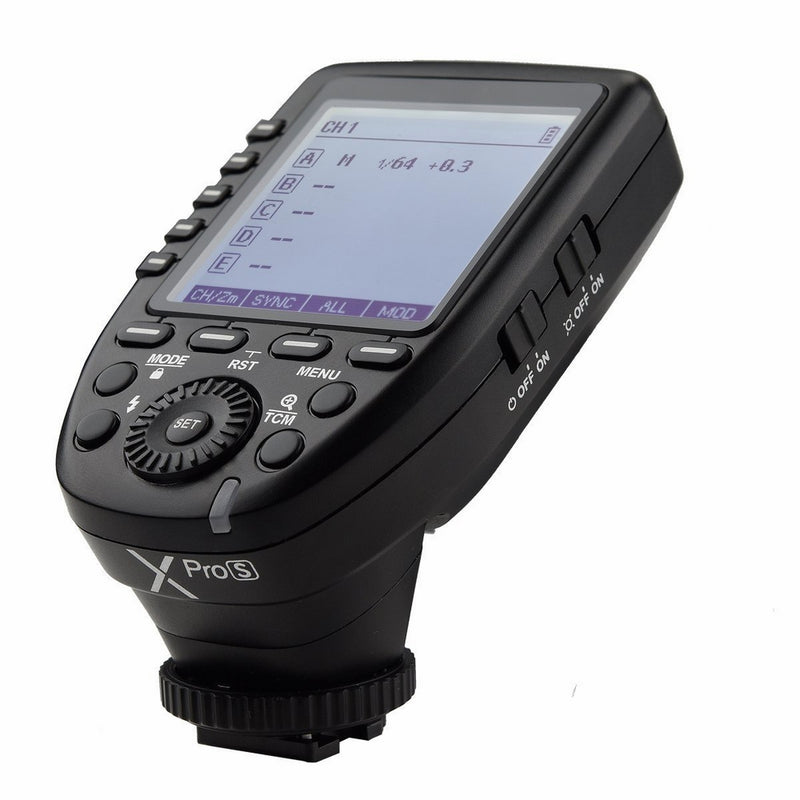 Godox Xpro-S TTL Wireless Flash Trigger 2.4G Wireless 1/8000s High Speed Sync for Sony DLSR Cameras