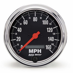 Auto Meter 2489 Traditional Chrome Electric Programmable Speedometer