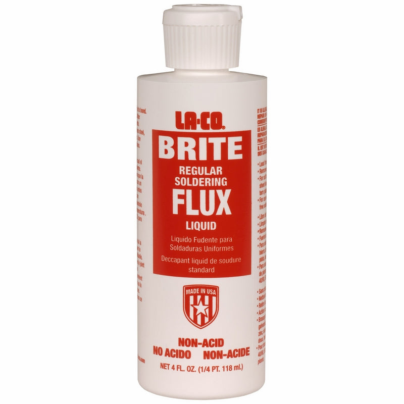 Brite Regular Flux Liquid - 4 oz. regular flux liquid