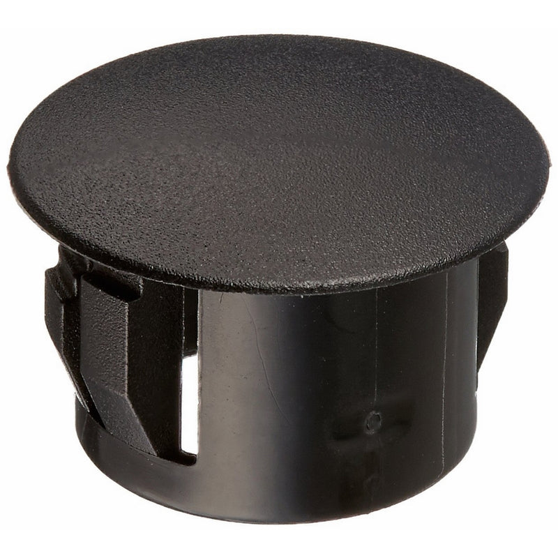 Morris 22386 Plastic Knockout Plug, 1/2-Inch, Black, 10-Pack