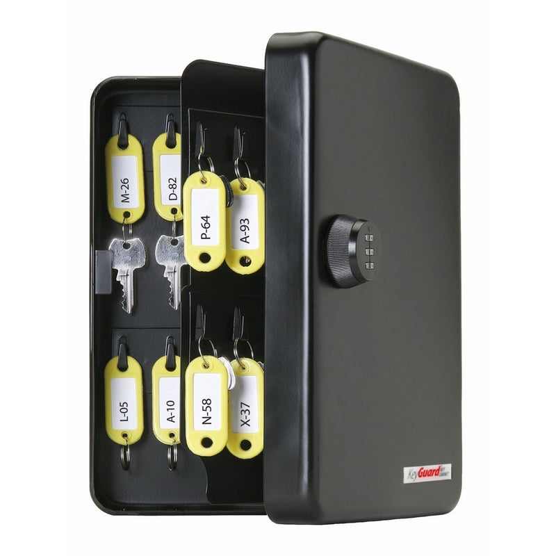 KeyGuard SL-8548 Combination Key Cabinet With Black 3-Dial Combi-Cam - 48 Hook