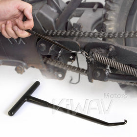 motorcycle exhaust & stand spring hook removal tool KiWAV