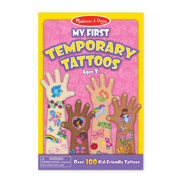 Melissa & Doug My First Temporary Tattoos: 100 Kid-Friendly Tattoos - Rainbows, Fairies, Flowers, and More