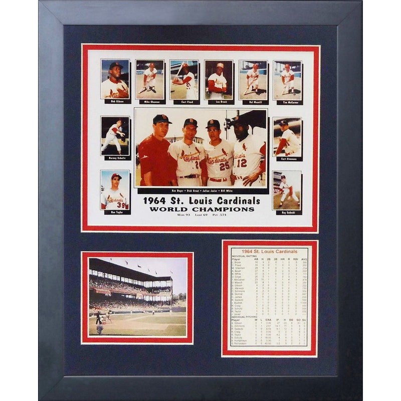 Legends Never Die 1964 St. Louis Cardinals Framed Photo Collage, 11x14-Inch