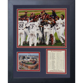 Legends Never Die 2006 St. Louis Cardinals Field Celebration Framed Photo Collage, 11x14-Inch