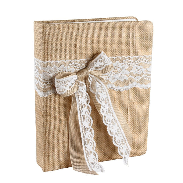 Ivy Lane Design Country Romance Wedding Memory Book, White