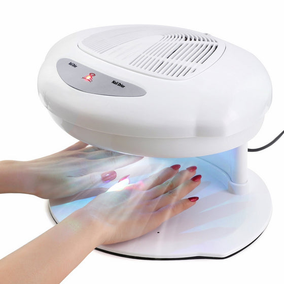 Makartt Professional Air Nail Fan Blow Dryer Machine Automatic Sensor Both Hands Warm Cool Breeze