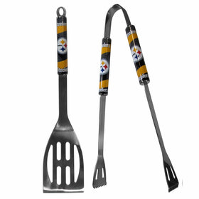 NFL Pittsburgh Steelers Steel BBQ Tool Set (2 Piece)
