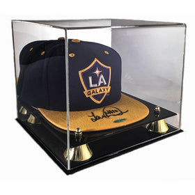 Max Deluxe Acrylic UV Cap / Hat Display Case Holder with Mirror Back