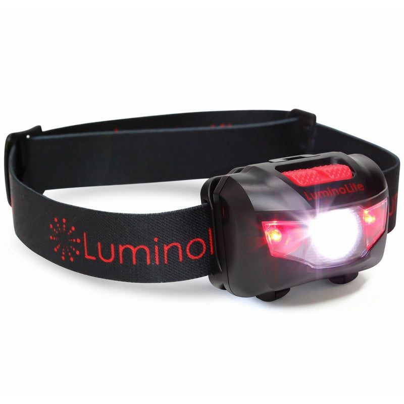 Ultra Bright CREE LED Headlamp - 160 Lumens, 5 Lighting Modes, White & Red LEDs, Adjustable Strap, IPX6 Water Resistant. Great For Running, Camping, Hiking & More. Batteries Included