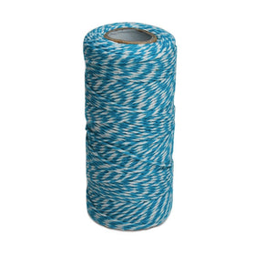 KINGLAKE 328 Feet Durable Cotton Baker's Twine Blue & White Best Arts Crafts Twine