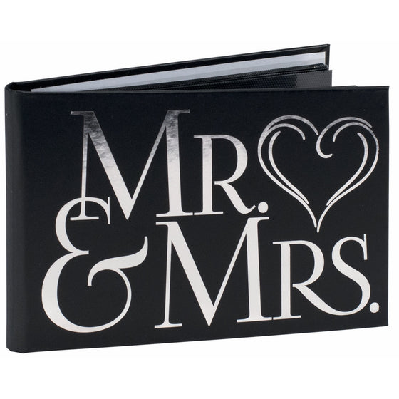 Malden International Designs Wedding Celebrations Mr & Mrs Brag Book Photo Album, 40-4x6, White