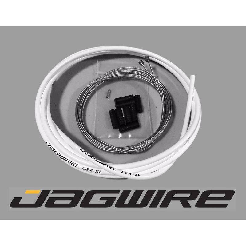 JAGWIRE MOUNTAIN SHOP KIT - Shifter / Derailleur Cable & Housing Kit - WHITE - SRAM/Shimano MTB