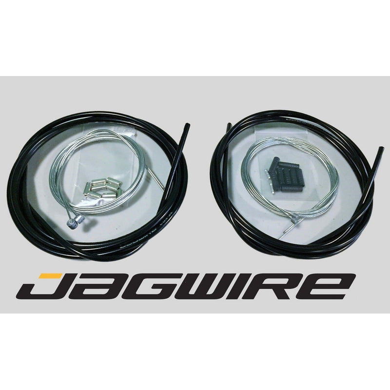 JAGWIRE MOUNTAIN SHOP KIT - Complete Brake & Shifter Cable and Housing Kit- Black - SRAM/Shimano