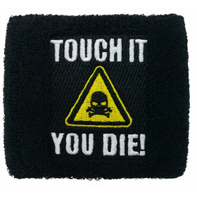 Brake Fluid Reservoir Cover Sock for Motorcycles, Sporbikes and Gifts by Moto Loot (Touch It You Die)