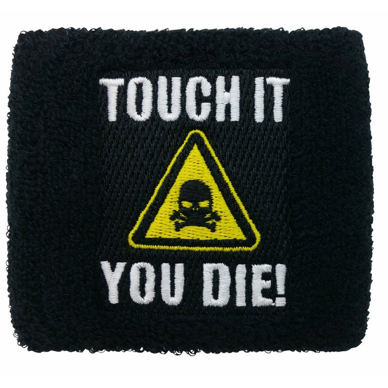 Brake Fluid Reservoir Cover Sock for Motorcycles, Sporbikes and Gifts by Moto Loot (Touch It You Die)