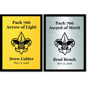 Scout Plaque / Recognition Award - Customized