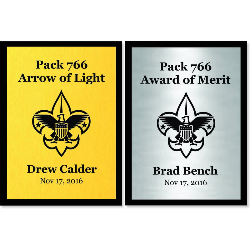 Scout Plaque / Recognition Award - Customized