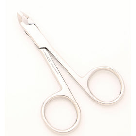 MACS CUTICLE NIPPER SCISSORS STYLE ,Cuticle Clipper, Nail Clipper,With Scissors Style,Mini Clipper/Nipper -Half Jaw Professional Quality, Stainless Steel -4-029