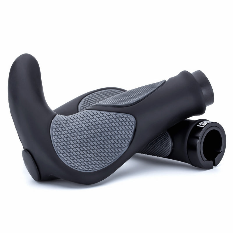 MEETLOCKS Bike Grips, Ergonomic Designed Integrated Bicycle Horn Grip, for MTB, BMX, Mountain, Downhill, Folding Bike Handlebar grips